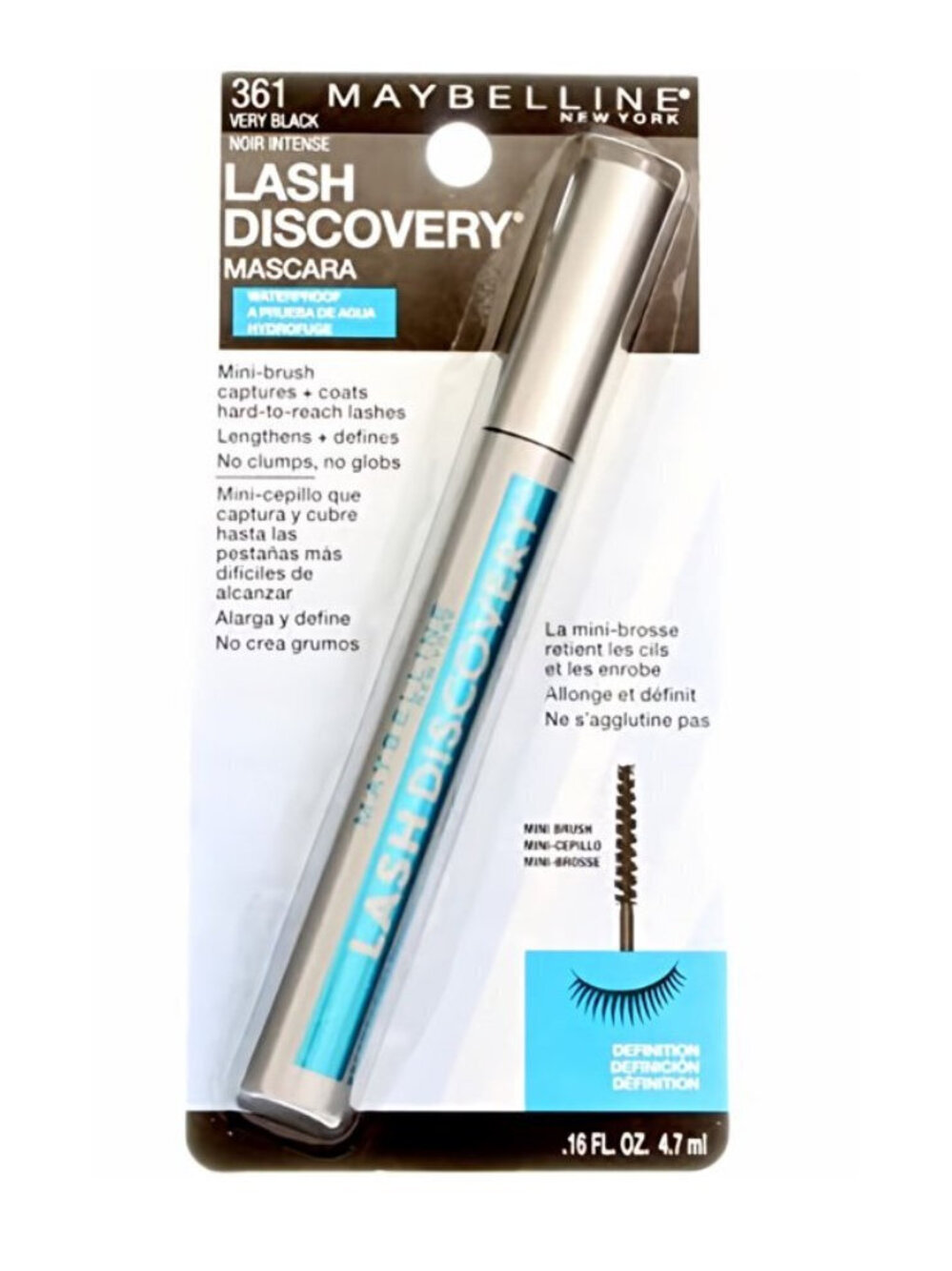Maybelline Lash Discovery Mascara - 361 Very Black